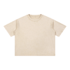 Throwback Mineral Wash Boxy Cotton T-Shirt - KIOKO