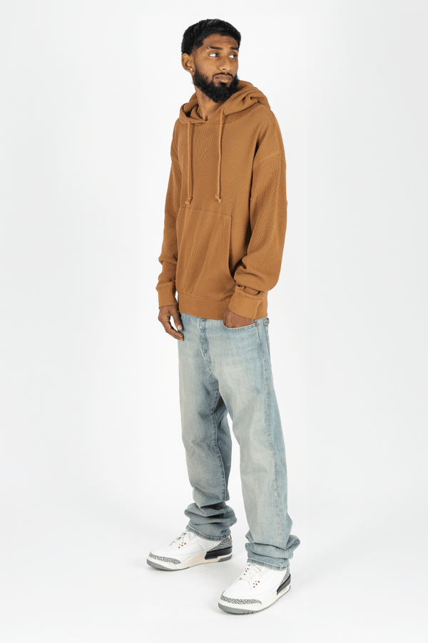 042 Clothing Waffle Knit Hoodie - KIOKO