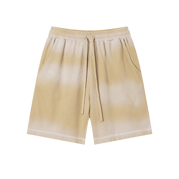Parkside Sunfade Waffle Raw Hem Shorts - KIOKO