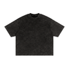 Frequency Textured Waffle Washed Boxy T-Shirt - KIOKO