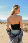Lace - Up Halter Knit Bralette - KIOKO