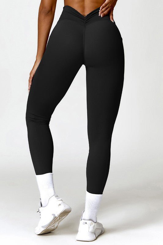 Load The Plates V - Back Leggings - KIOKO