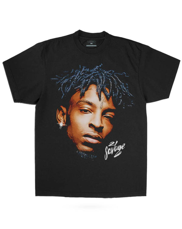 21 Savage Big Face Graphic Tee - KIOKO