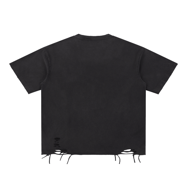 Off Script Raw-Hem T-Shirt - KIOKO
