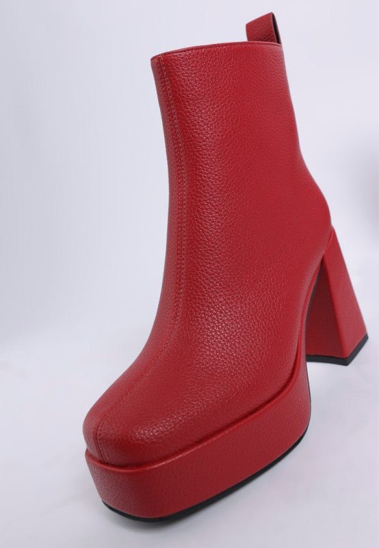 2am In Paris Leather Boots - KIOKO