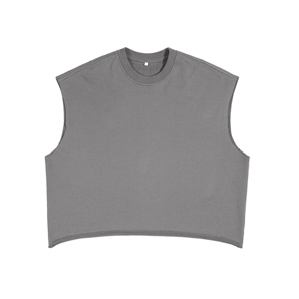 No Shortcuts French Terry Boxy Tank - KIOKO