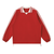 Dean's List Contrast Striped Lapel Collar Sweatshirt - KIOKO