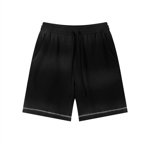 Parkside Sunfade Waffle Raw Hem Shorts - KIOKO