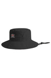 Nylon Wide Brim Bucket Hat
