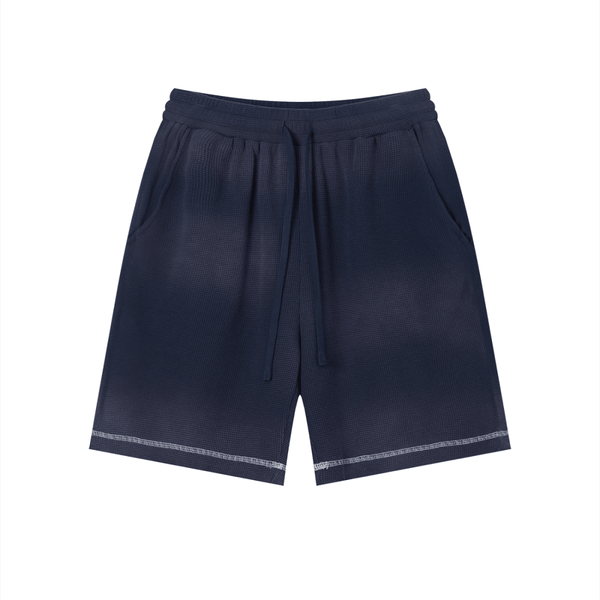 Parkside Sunfade Waffle Raw Hem Shorts - KIOKO
