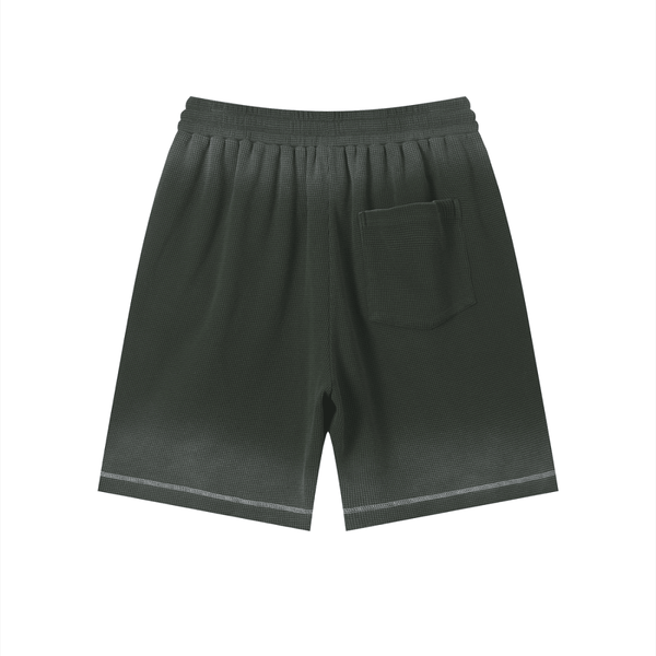 Parkside Sunfade Waffle Raw Hem Shorts - KIOKO