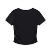 Body Language Ruched Crop Top - KIOKO