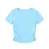 Body Language Ruched Crop Top - KIOKO