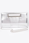 All The Drip Faux Leather Handle Clutch - KIOKO