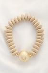 Calm But Cute Disc Bead Bracelet - KIOKO