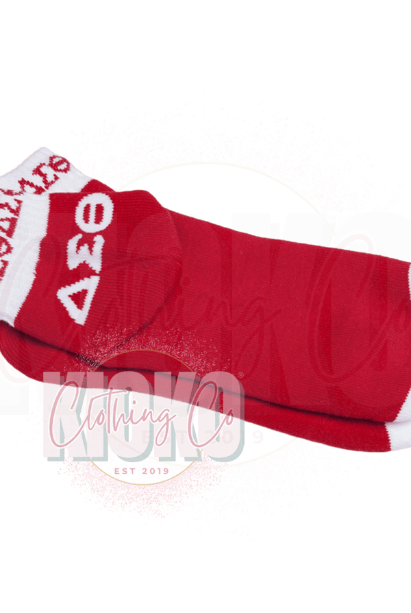 Delta Sigma Theta Bootie Socks - KIOKO