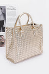 Everybody Noticed That Metallic Tote Bag - KIOKO
