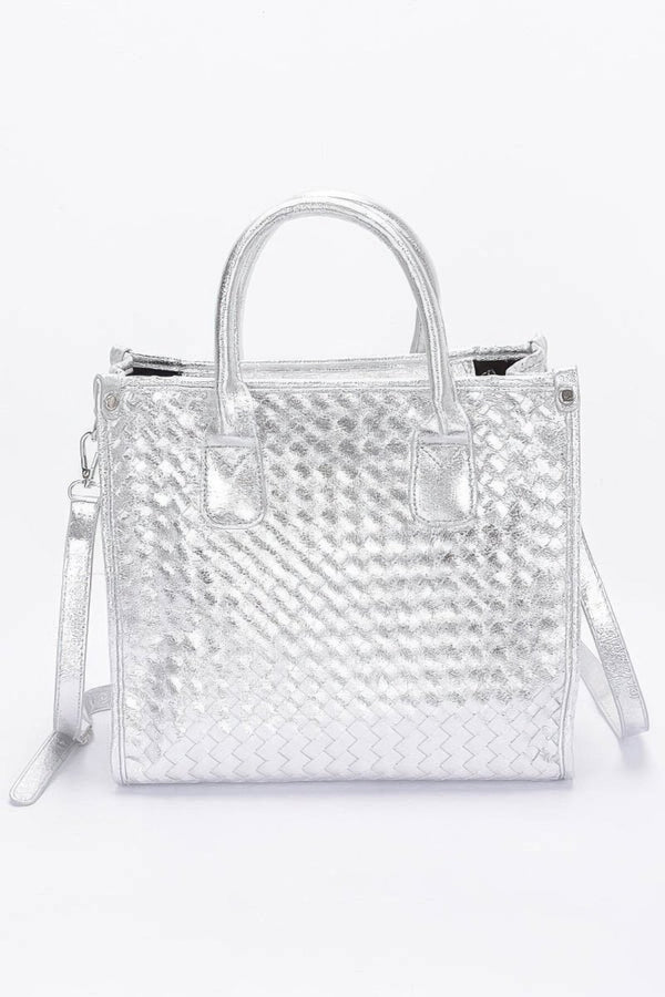 Everybody Noticed That Metallic Tote Bag - KIOKO