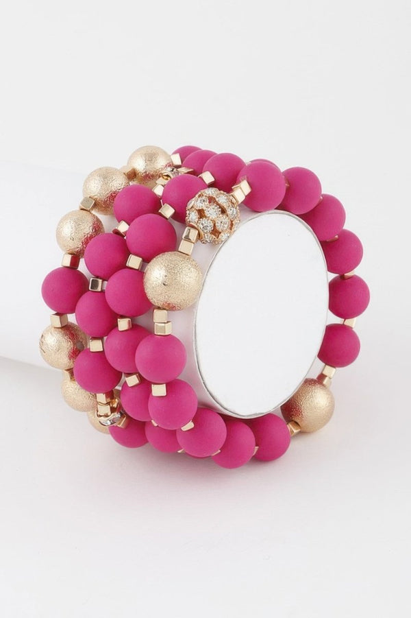 Fresh Off Vacation Beaded Bracelet Set - KIOKO