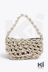 Fully Outside Babe Metallic Shoulder Tote Bag - KIOKO