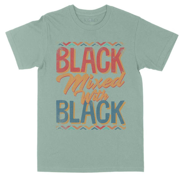 Black Mixed With Black Tee - KIOKO
