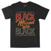 Black Mixed With Black Tee - KIOKO