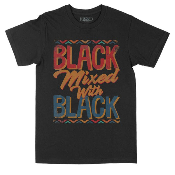 Black Mixed With Black Tee - KIOKO