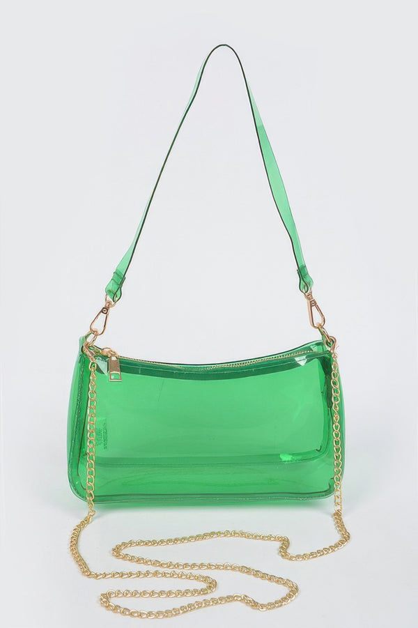 Game Day Approved Clear Shoulder Bag - KIOKO