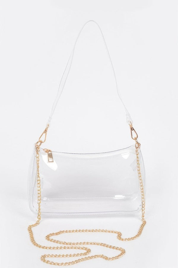Game Day Approved Clear Shoulder Bag - KIOKO