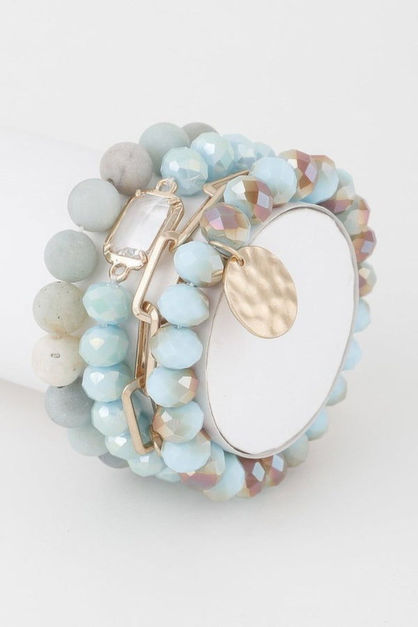 Grounded But Fly Beaded Bracelet Set - KIOKO