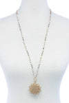 High Frequency Sun Flower Beaded Necklace - KIOKO