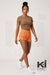 Hug Me Tight Ruched Bodycon Crop Top - KIOKO