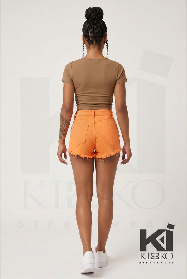 Hug Me Tight Runched Bodycon Crop Top - KIOKO