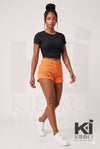 Hug Me Tight Runched Bodycon Crop Top - KIOKO