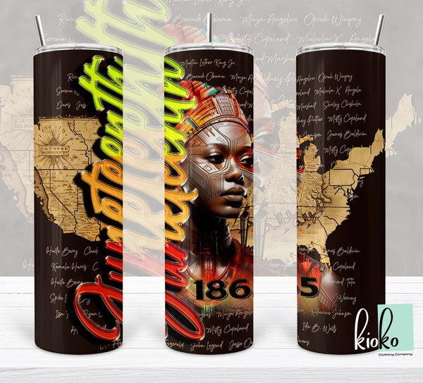 Juneteenth Woman 2 Tumbler - KIOKO