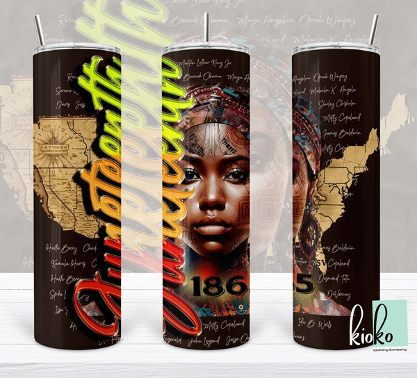 Juneteenth Woman 3 Tumbler - KIOKO