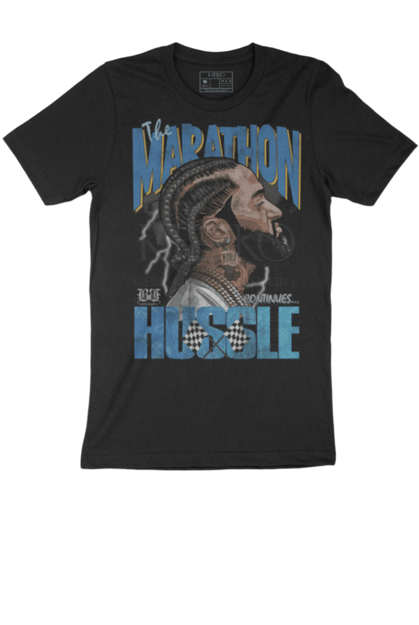 Kids' - Marathon Hussle Graphic Tee - KIOKO
