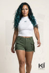 Kioko Finesse Slim Fit Crop Tee - KIOKO
