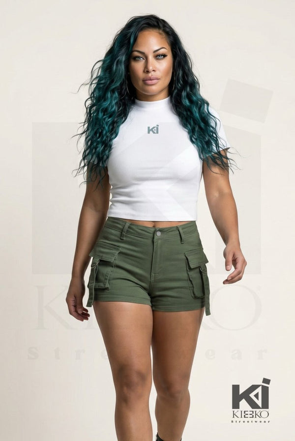 Kioko Finesse Slim Fit Crop Tee - KIOKO