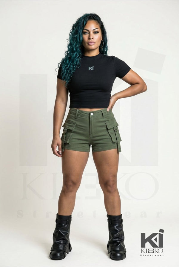 Kioko Finesse Slim Fit Crop Tee - KIOKO