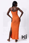 Look But Don't Side Slit Maxi Dress - KIOKO