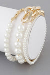 Loud Money Pearl Chain Bracelet Set - KIOKO