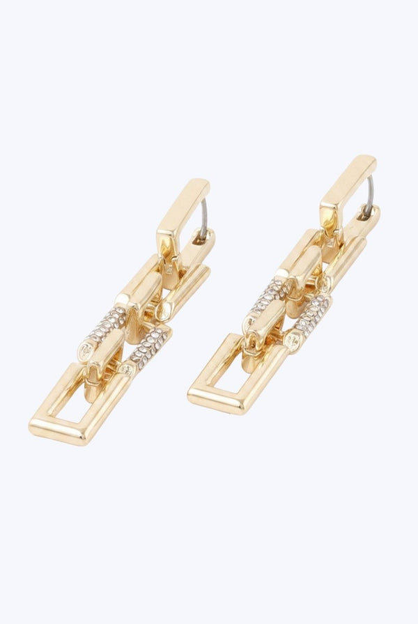 Main Character Link Chain Drop Earrings - KIOKO