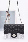 Main Character Only Metallic Leather Flap Bag - KIOKO