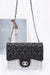 Main Character Only Metallic Leather Flap Bag - KIOKO