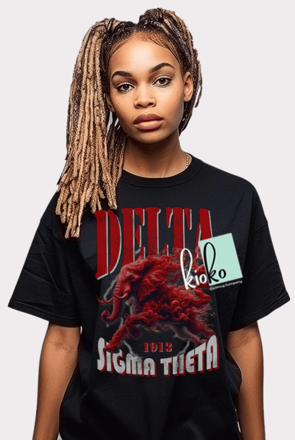 Delta Sigma Theta Bootleg Graphic Tee - KIOKO