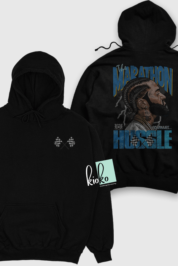 Marathon Hussle Bootleg Hoodie - KIOKO