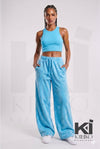 Mauved Up Acid Wash French Terry Joggers - KIOKO