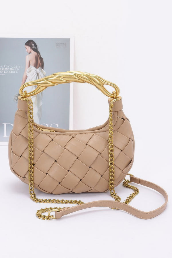 Meet Me Outside Faux Leather Shoulder Bag - KIOKO