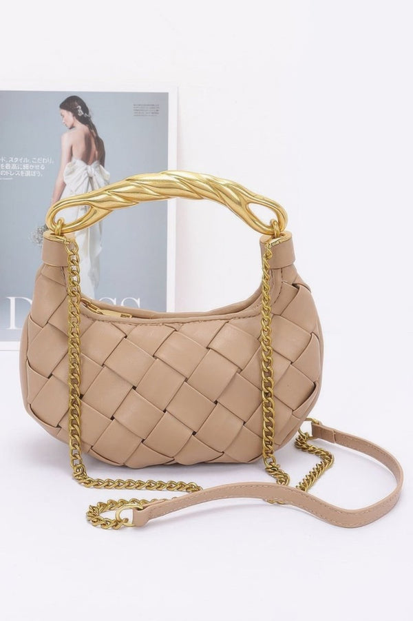 Meet Me Outside Faux Leather Shoulder Bag - KIOKO